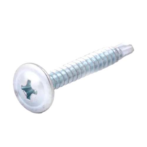 Pija Broca con Estrella Galvanizada 8 x 1/2" - Tornillo Autorroscante para Madera y Metal