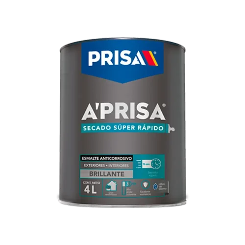 A'PRISA® Esmalte anticorrosivo de secado súper rápido-Pintura para metales y paredes