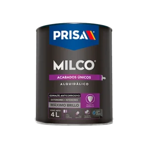 MILCO® Esmalte Alquidálico Acabado brillante-Pintura para metales y paredes