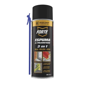 Espuma de poliuretano 3 en 1 FORTE® – sella, rellena y aísla (500 ml)